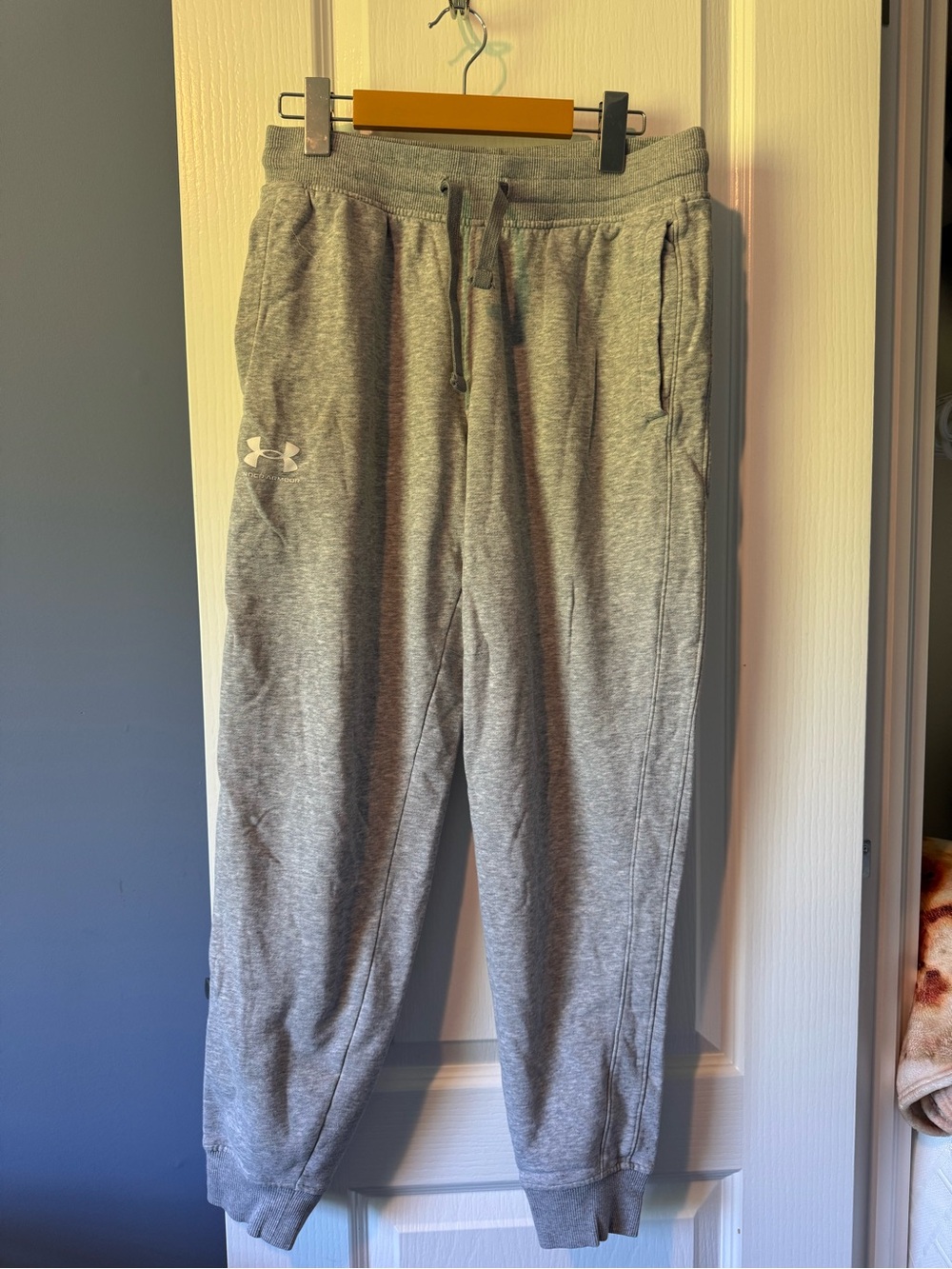 Under Armour Light Gray Fleece Joggers